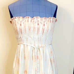 Jessica Simpson | Strapless Dress | Tye Dye | Medium